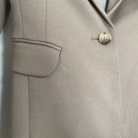 H&M Beige Blazer with Striped Lining Size 2 - Picture 3 of 10